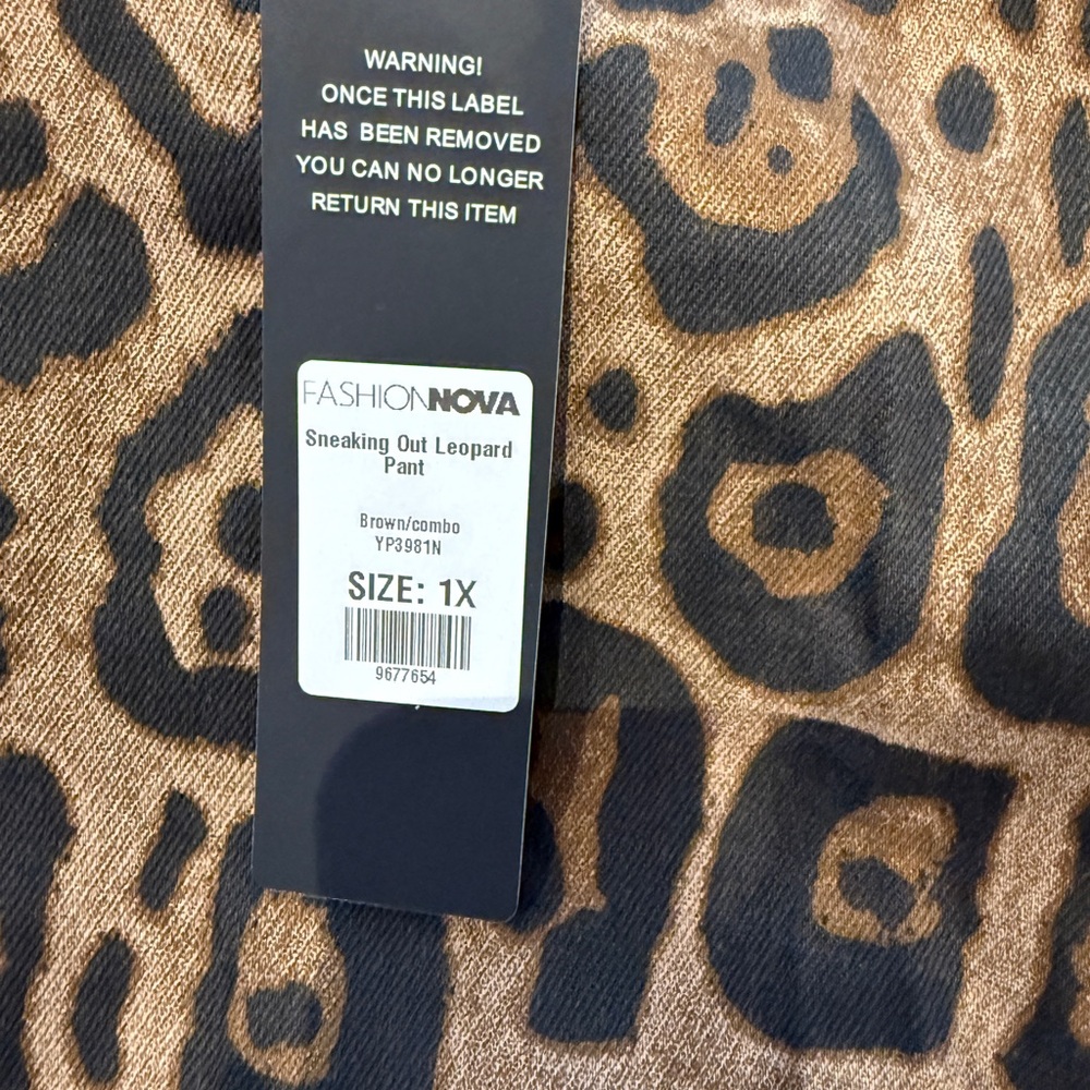 Leopard Print Pants - Picture 4 of 4